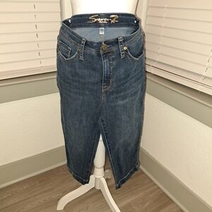 Seven7 Women's Blue Denim Jeans